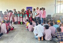 Lions Club sent notebooks to students