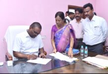 District Collector who took charge as ZP Special Officer