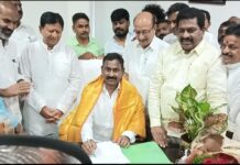 Manala Mohan Reddy assumed responsibility as the Chairman of Telangana Cooperative Union Limited