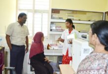 Collector who conducted surprise inspection of Indalwai PHC