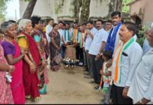 Presidents launch paddy purchase center under IKP