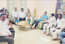 BRS leaders visited former MLA Gampa Govardhan