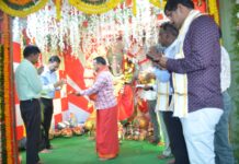 Collector, CP perform pujas to Lord Vinayaka at IDOC