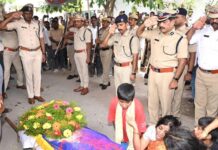 Constable’s funeral with full military honours..