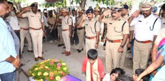 Constable’s funeral with full military honours..