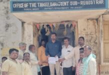 Villagers’ movement on pond encroachment