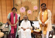 Urban MLA Participates in Art of Living Celebrations