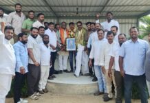 State Gowda Youth Association Vice President Honored
